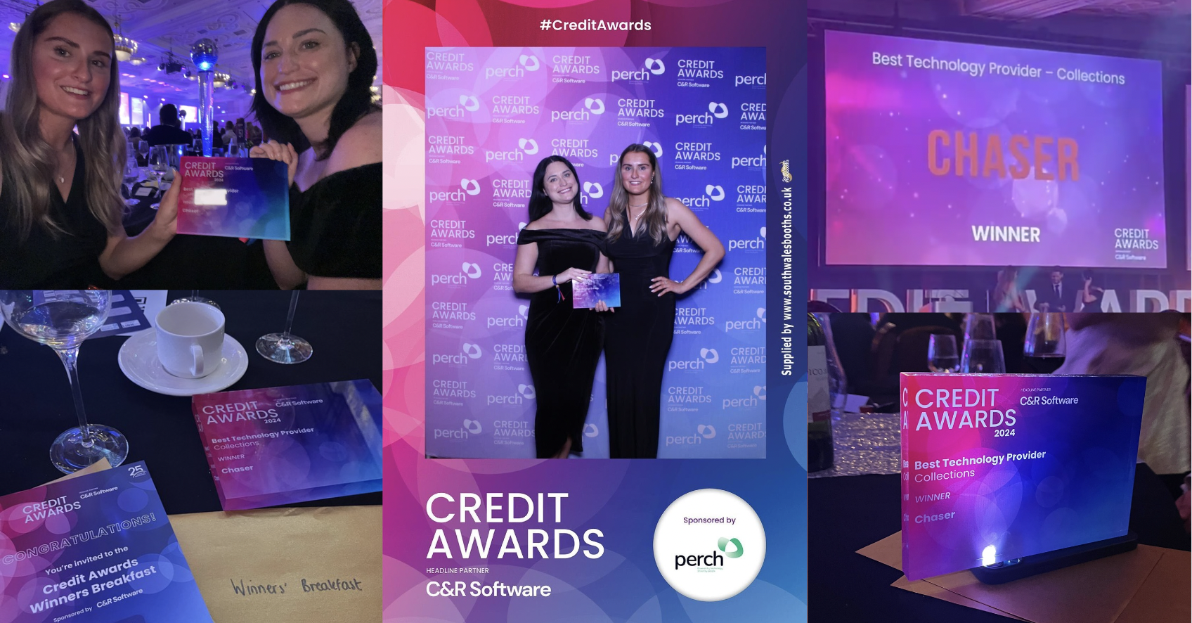 Chaser wins Best Technology Provider at the 2024 Credit Awards